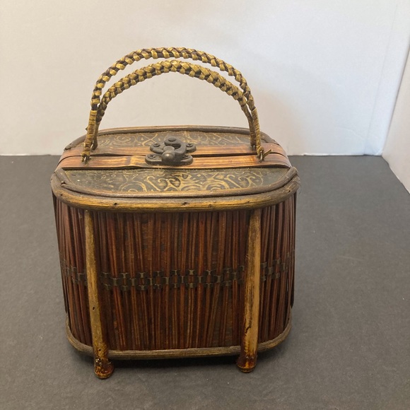 unbranded Handbags - Cute Wooden Bamboo Box Purse